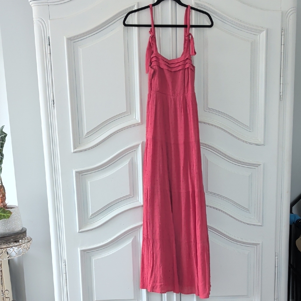 Carly Jean Los Angeles Pink Maxi Sundress